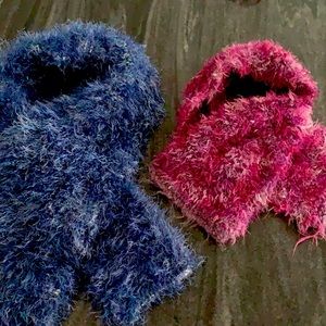 Bundle of 2 handmade scarfs
